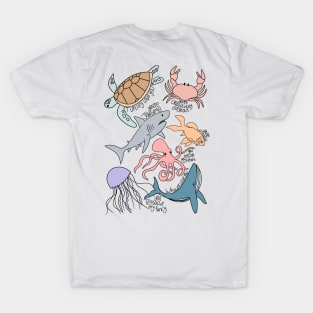 Sea life love puns T-Shirt